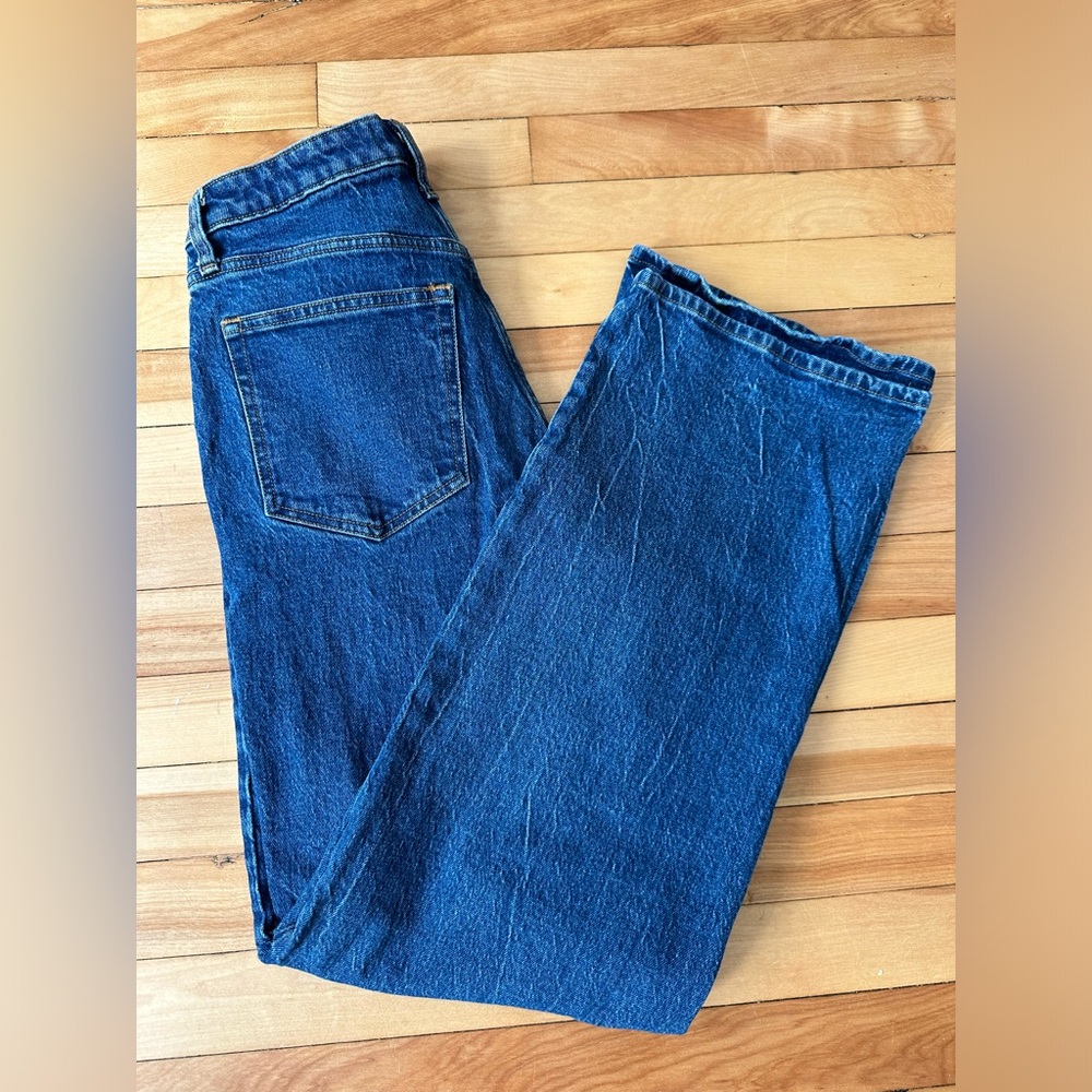 Abercrombie & Fitch 90’s Relaxed High Rise Dark Wash Jeans - Picture 5 of 5